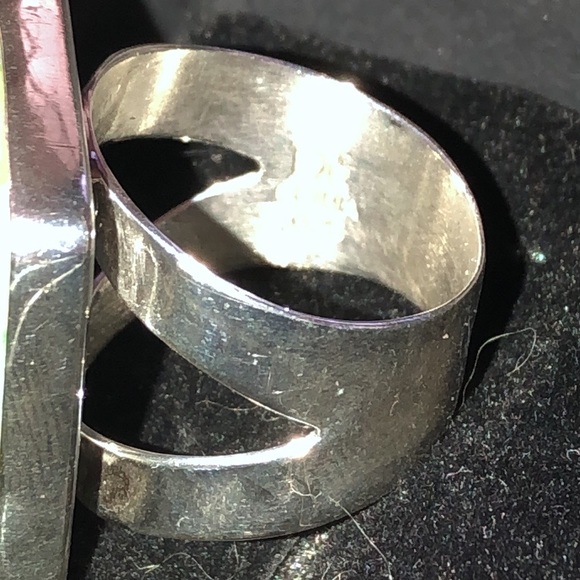 M JAY KING DTR Green Turquoise Sterling Silver Cabochon Ring Sz 10 - Picture 11 of 16